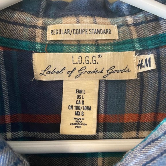 Logg Flannel Button Up - Picture 2 of 3
